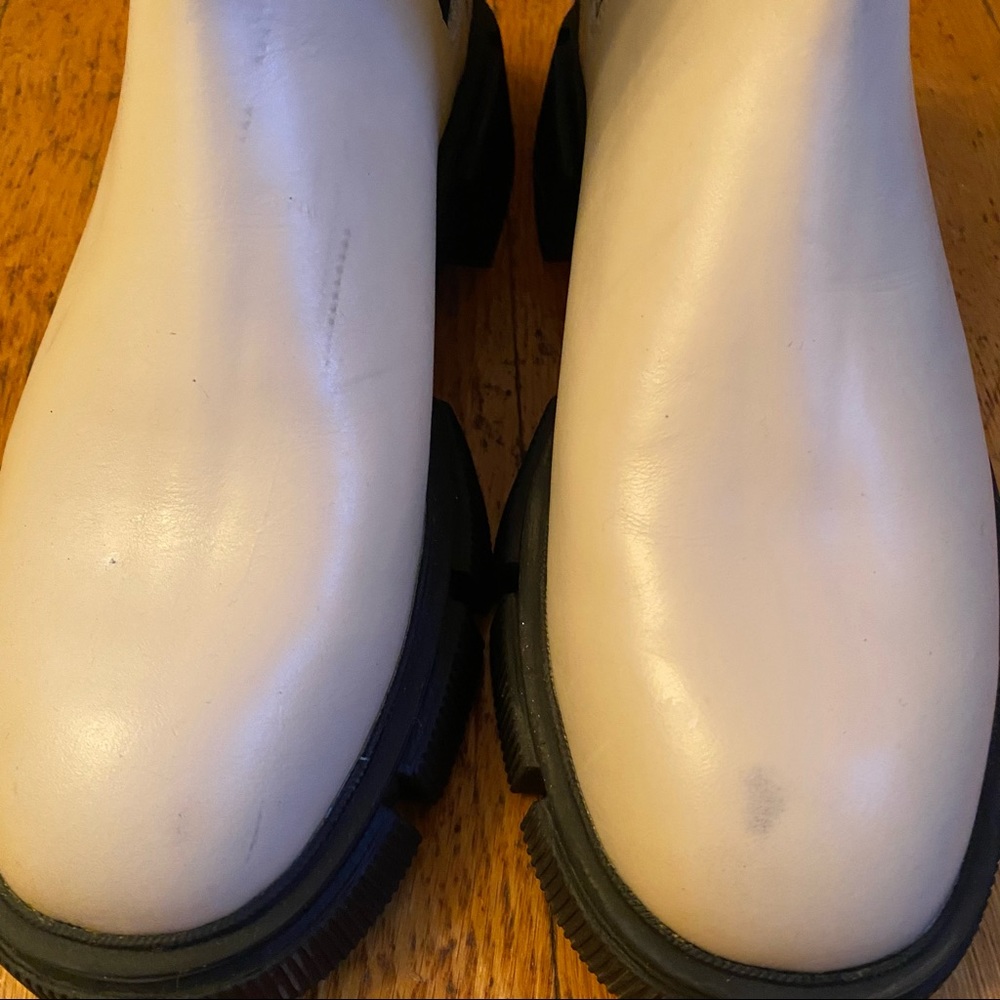 ZARA Lug Off White Boots NWT - Picture 5 of 5